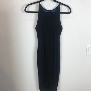Rules of Etiquette Black/ Blue Mesh Dress- NWT